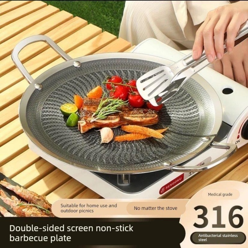 Camping Cooking Gas - Padella Multifunzionale in Acciaio Inox 316
