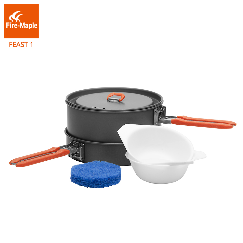 Camping Cooking Pot Set - Fuoco Maple festa 1 campeggio esterno