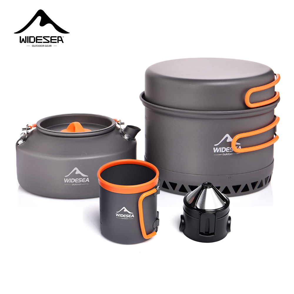 Camping Cooking Pot Set - Stoviglie da campeggio Set di pentole