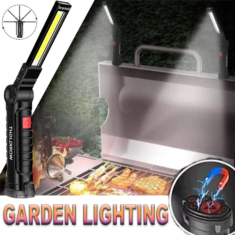 Camping Cooking Portable - Torcia LED portatile con gancio magnetico