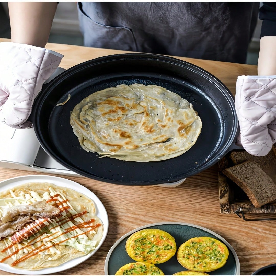 Skillet Cast Iron Camp - Set di padelle in ghisa con