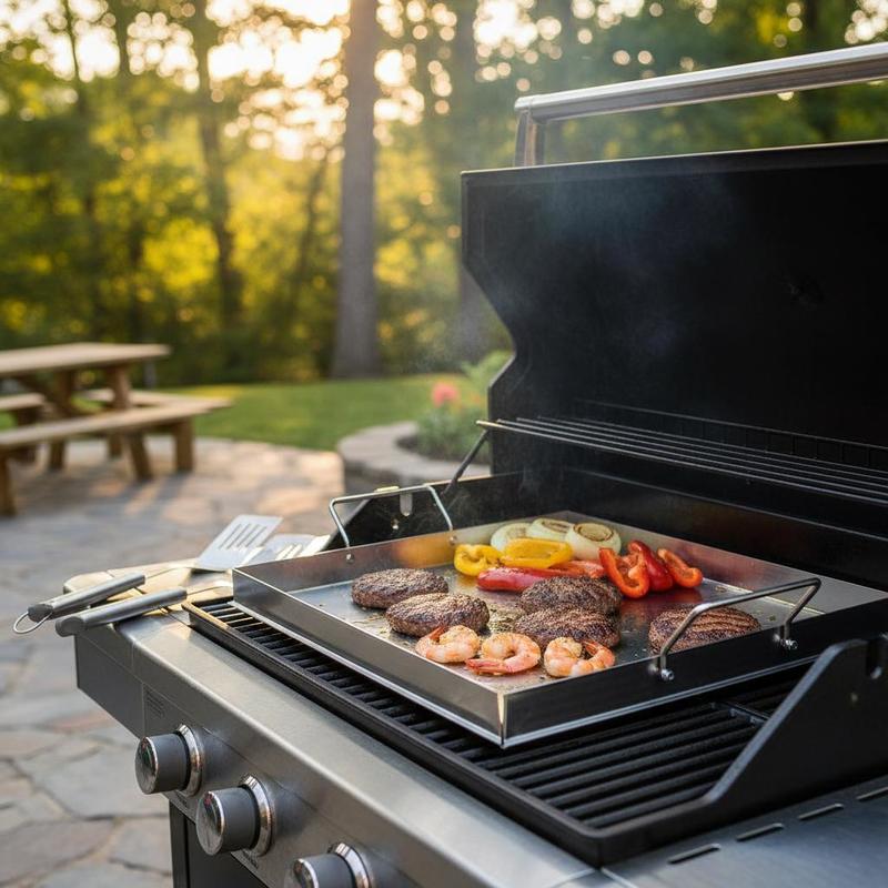 Camping Cooking Gas - Piastra universale piatta 18x16 pollici per