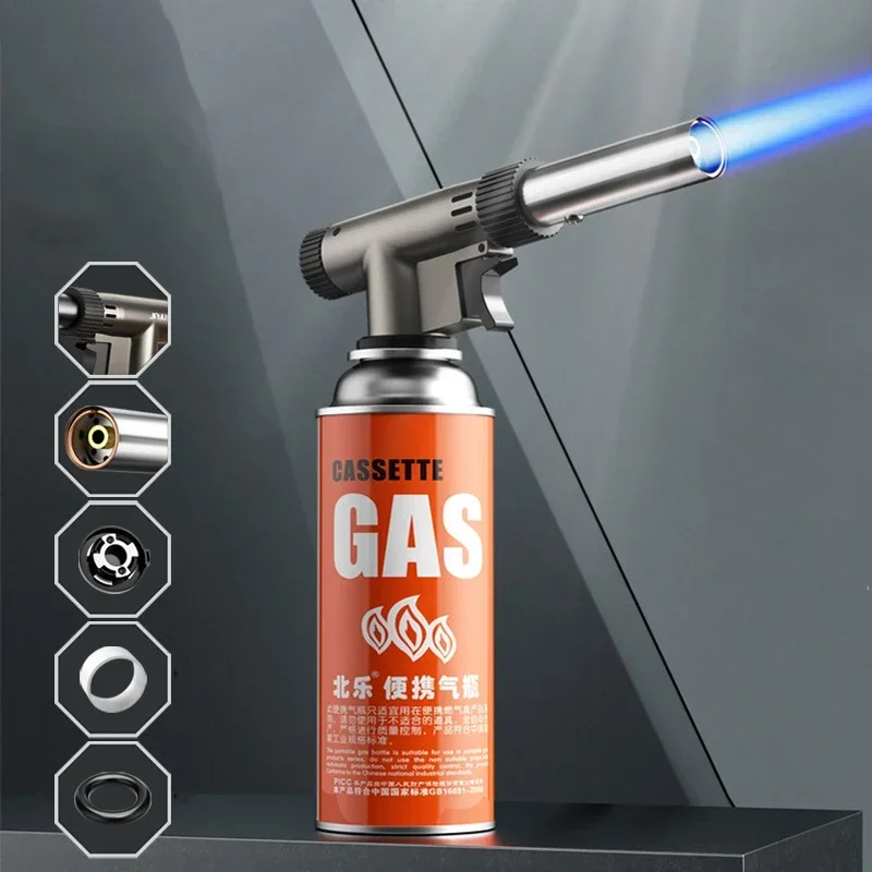 Camping Cooking Torch - Bruciatore a gas in metallo Torcia