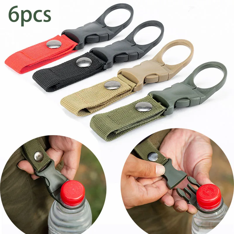 Camping Cooking Hanger - 6 pezzi da campeggio tessitura fibbia