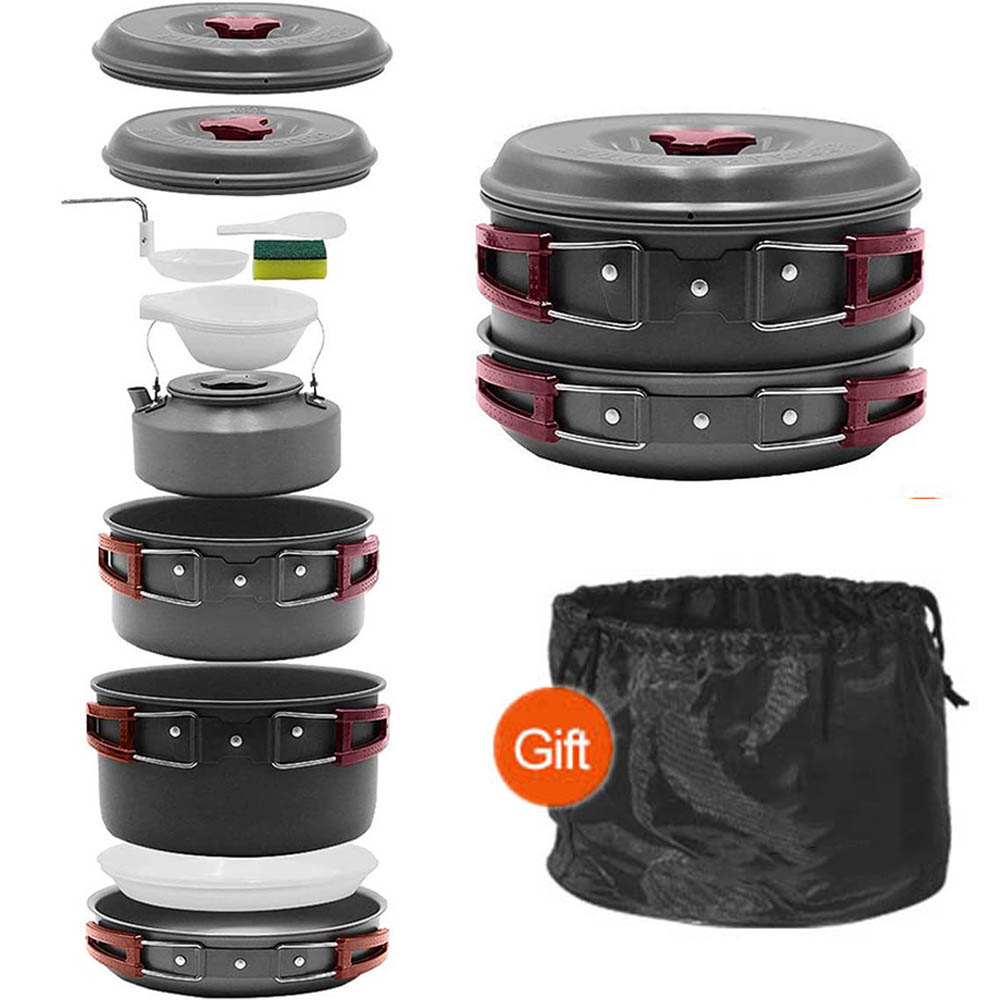 Camping Cooking Pot Set - Pentola da picnic per 3-4 persone