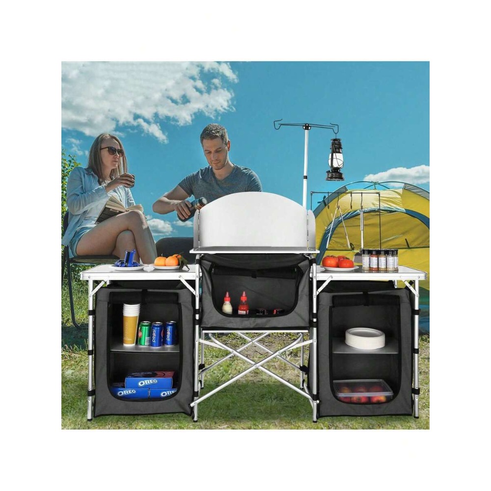 Camping Cooking Must Haves - Tavolo da Cucina Pieghevole da Campeggio
