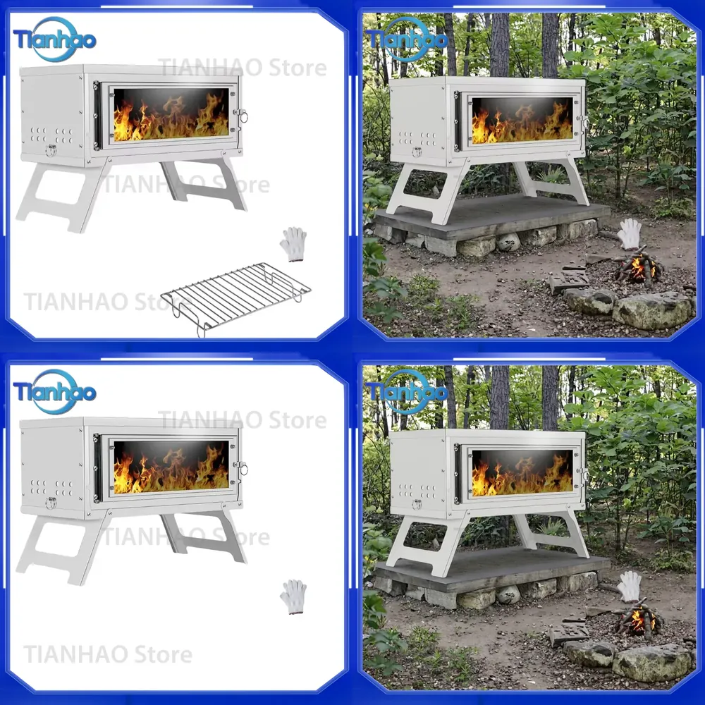 Camping Cooking Must Haves - Nuovo Barbecue Portatile Pieghevole in Acciaio