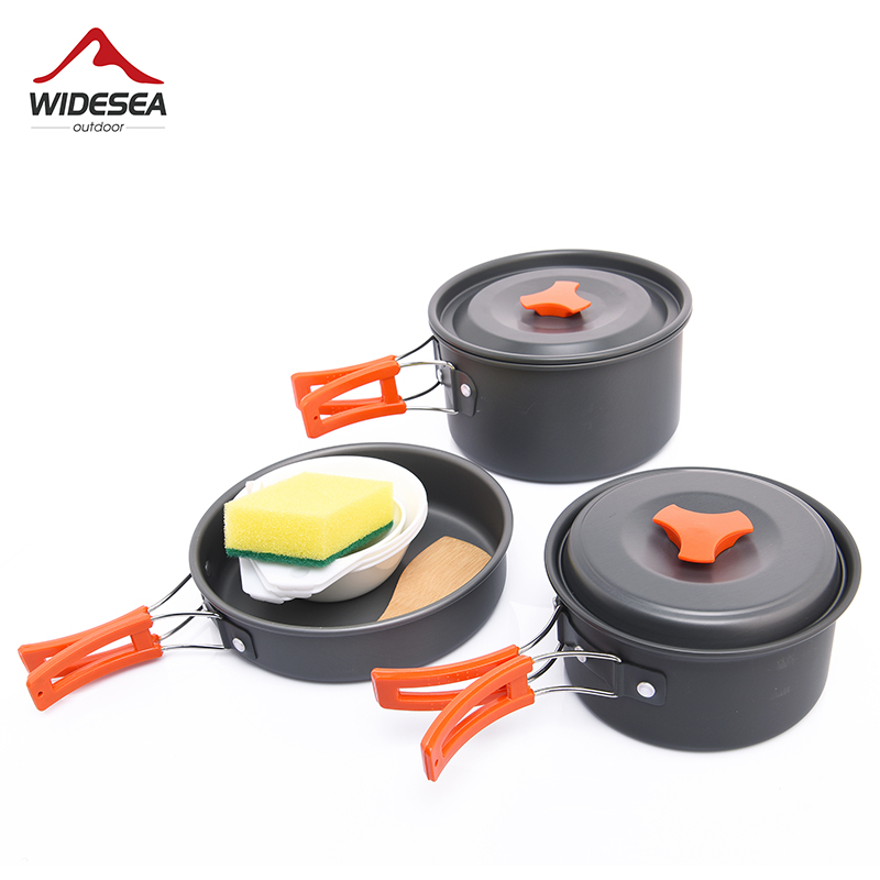 Camping Cooking Pot Set - Widesea Set di pentole da campeggio