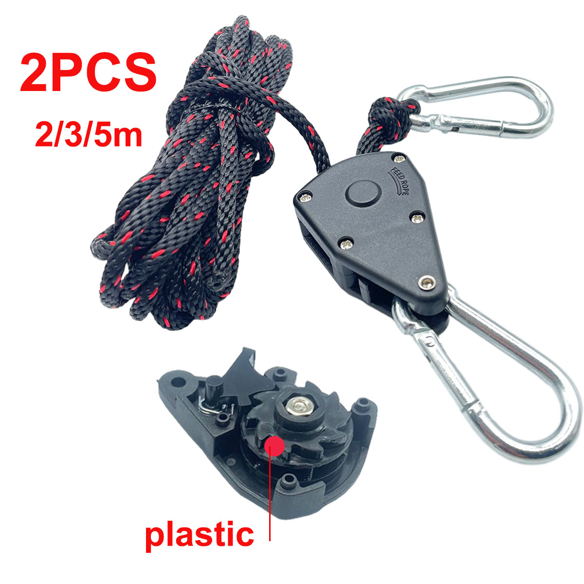 Camping Cooking Hanger - 4mm Tenda da campeggio Legare Imbottiture