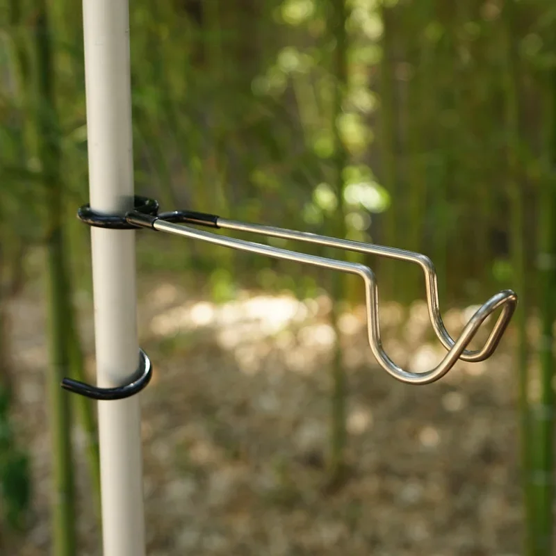 Camping Cooking Hanger - Gancio per supporto leggero portatile in
