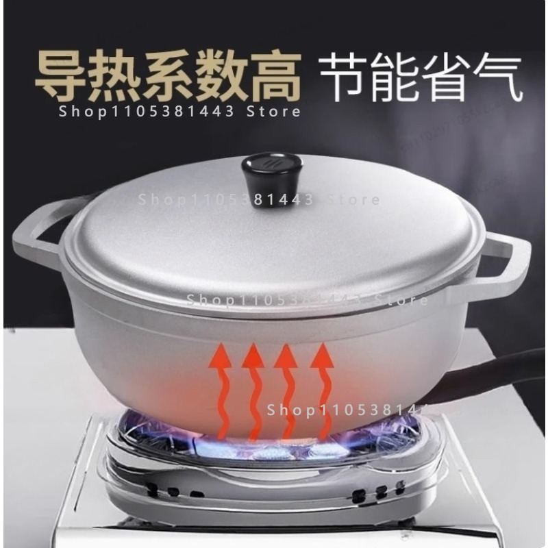Camping Cooking Without Gas - Piccola Pentola in Lega di Alluminio