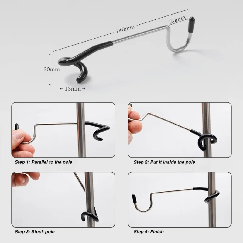 Ganci per Palo Luminoso da Cam - Camping Cooking Hanger recensione e prezzo