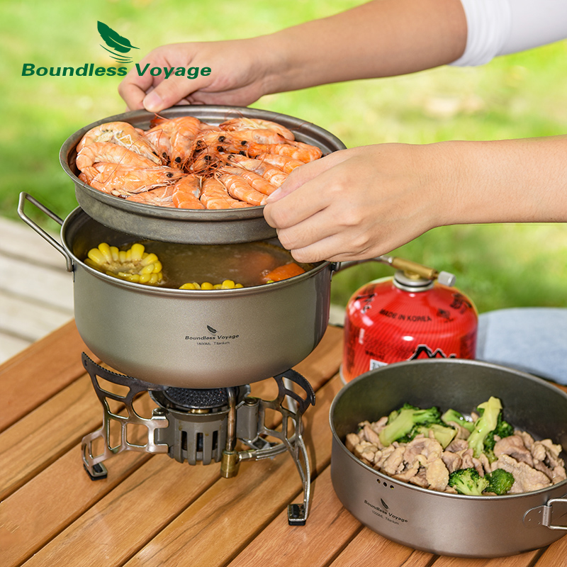 Boundless Voyage Titanium Pent - Camping Cooking Pot Set recensione e prezzo