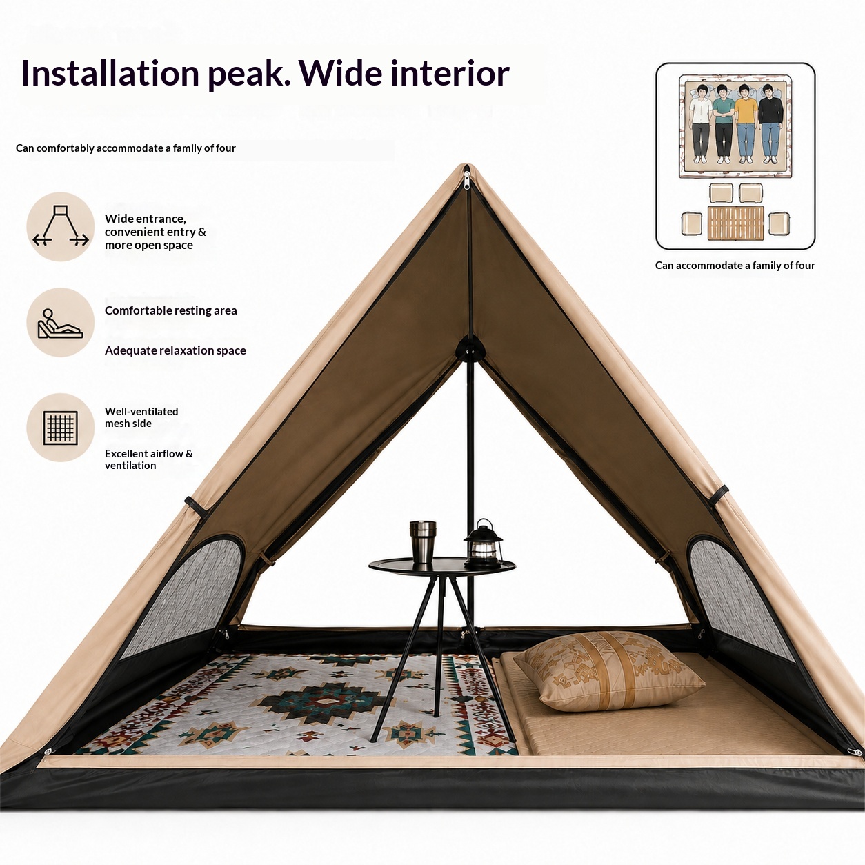 Tenda Triangolare Automatica,  - Camping Cooking Tent recensione e prezzo