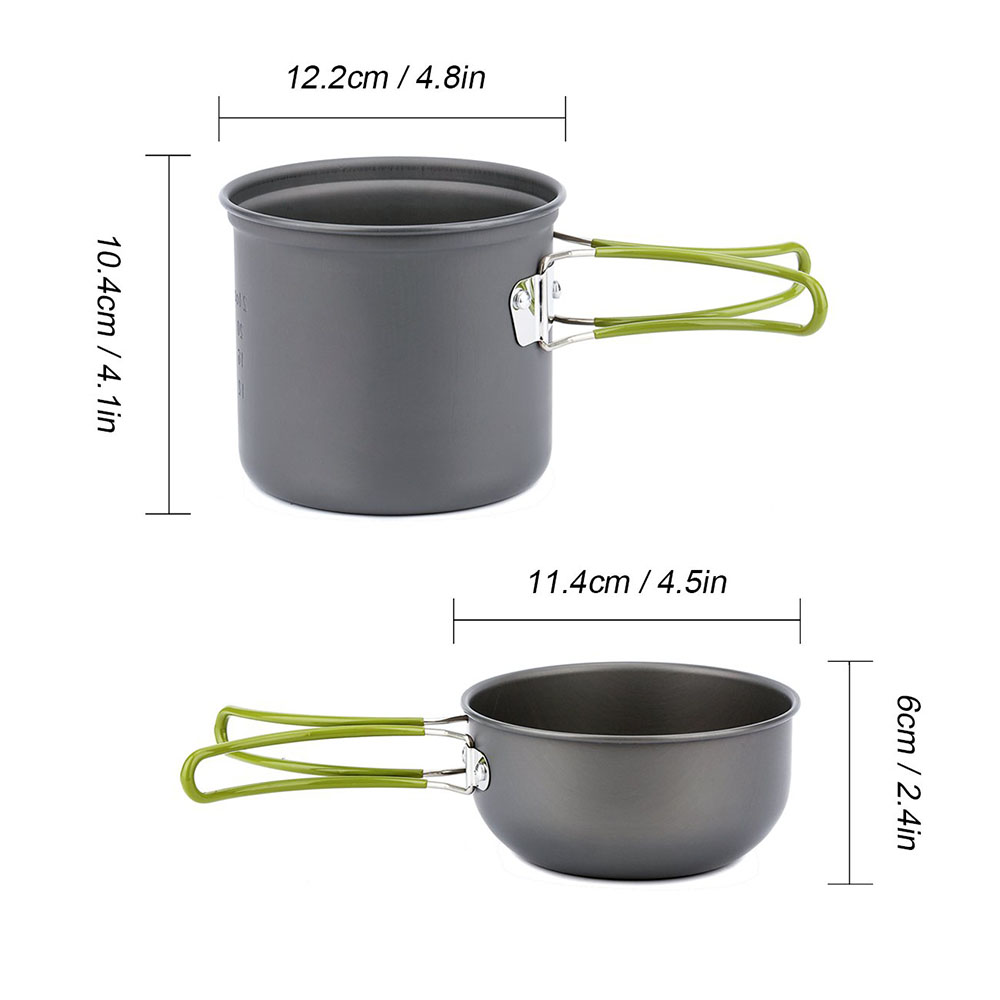 Pentole da campeggio ultralegg - Camping Cooking Pot Set recensione e prezzo