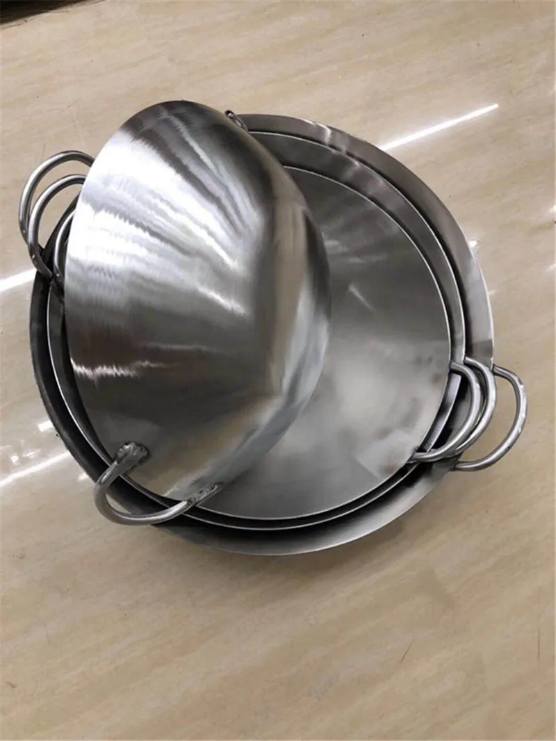 Wok in acciaio inossidabile 30 - Camping Cooking Without Gas recensione e prezzo