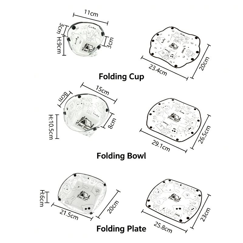 Set di 1/3 pezzi di ciotole, t - Camping Cooking Bowl recensione e prezzo