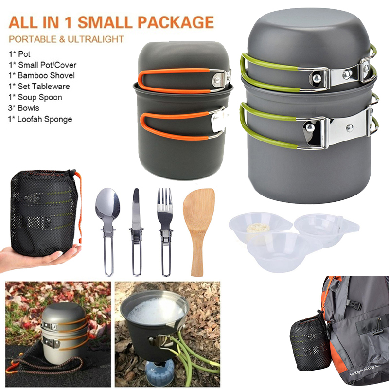 Nuovo vaso da campeggio portat - Camping Cooking Pot Set recensione e prezzo