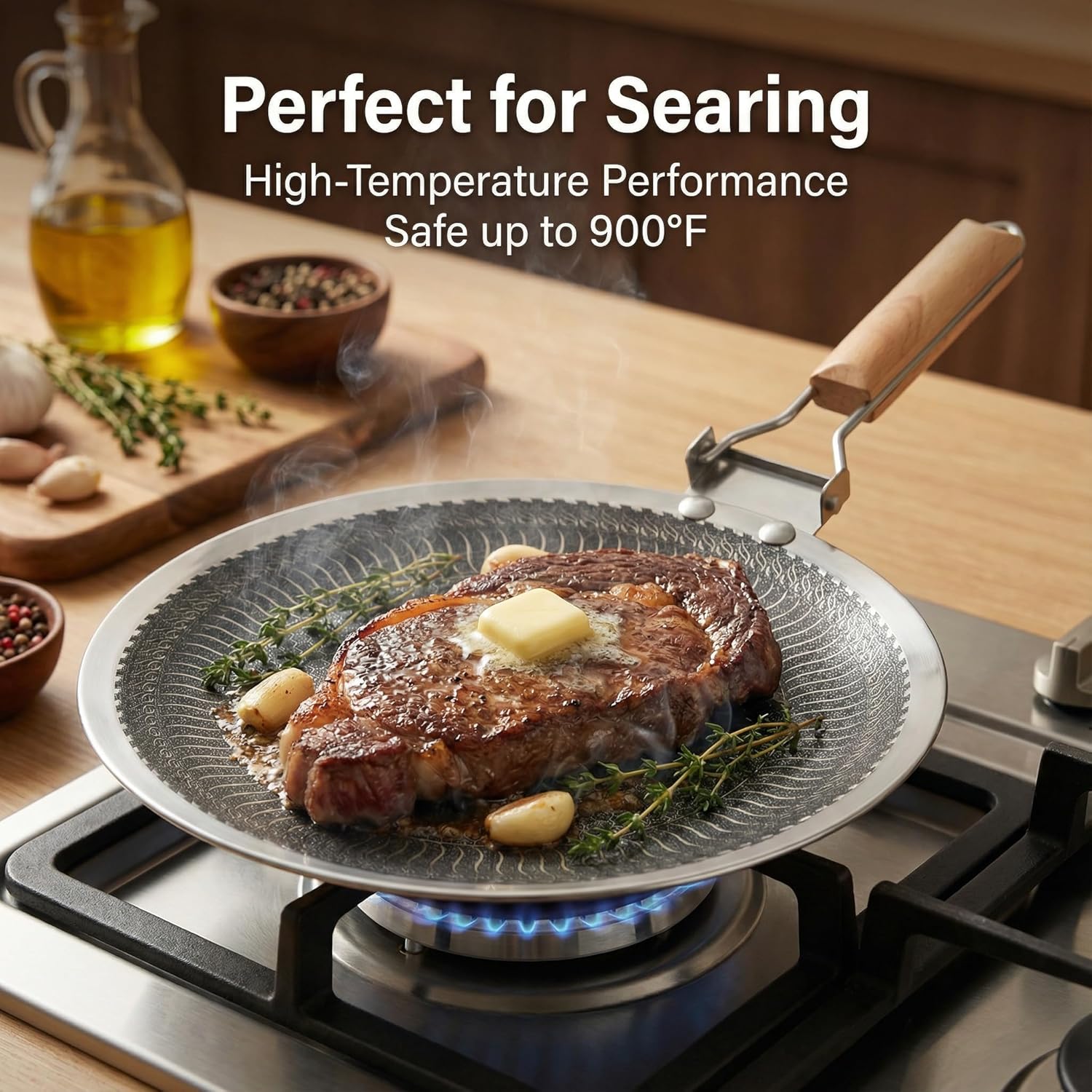 Piastra Rotonda in Acciaio Ino - Camping Cooking Without Gas recensione e prezzo