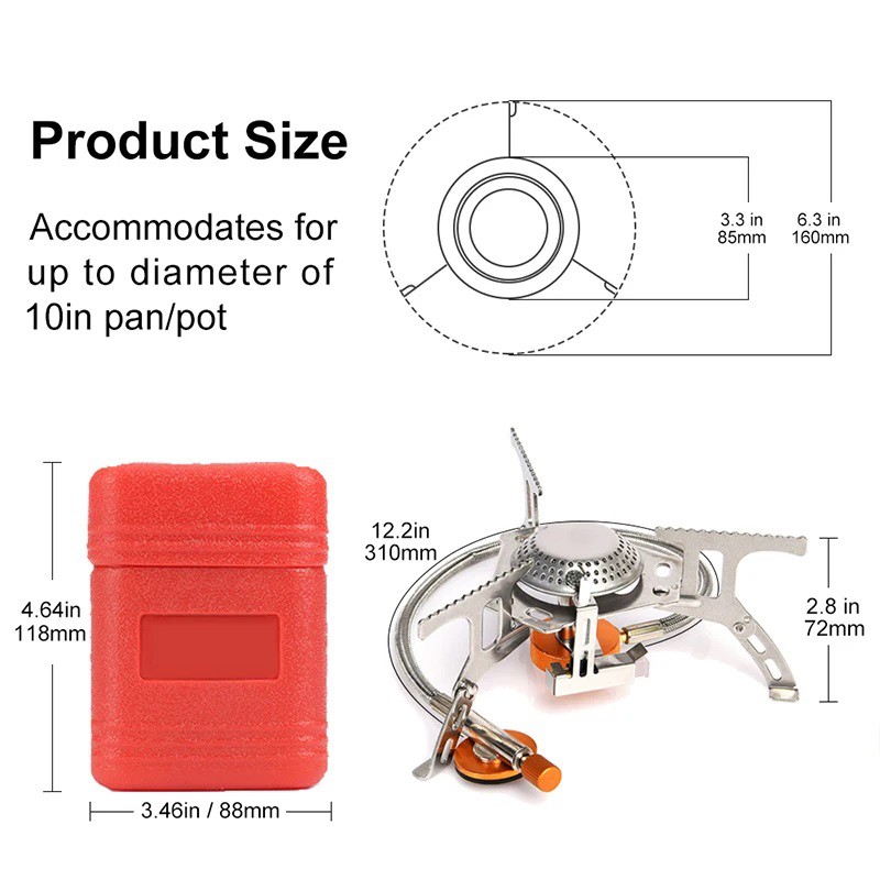 Fornello da campeggio a gas Fo - Camping Cooking Fuel recensione e prezzo