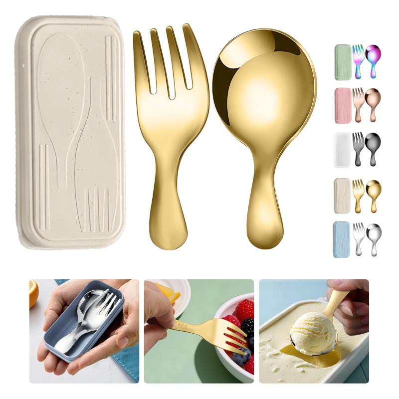 Set di stoviglie in acciaio in - Camping Cooking Portable recensione e prezzo