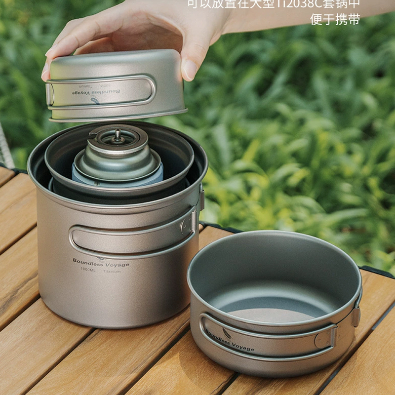 Set di pentola pieghevole in t - Camping Cooking Pot Set recensione e prezzo