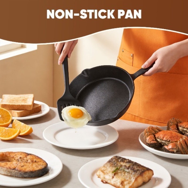 Set di 3 padelle in ghisa da 6 - Camping Cooking Without Gas recensione e prezzo