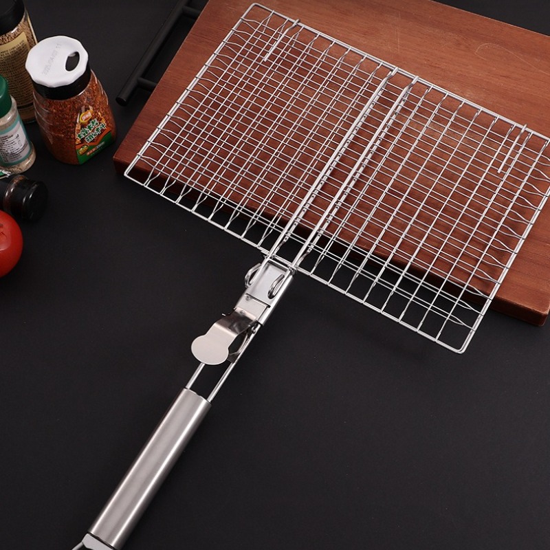 1 SET rete per barbecue manico - Camping Cooking Portable recensione e prezzo