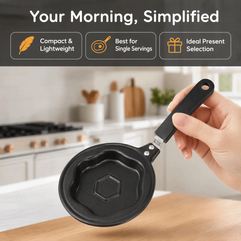 Padella in Ghisa per Uova Mini - Camping Cooking Without Gas recensione e prezzo