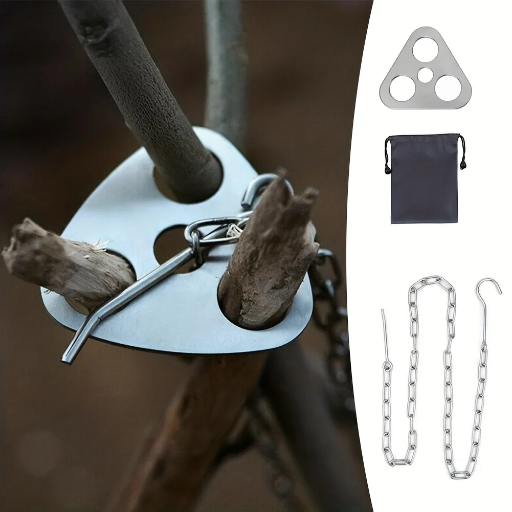 Set di treppiede per barbecue  - Camping Cooking Hanger recensione e prezzo