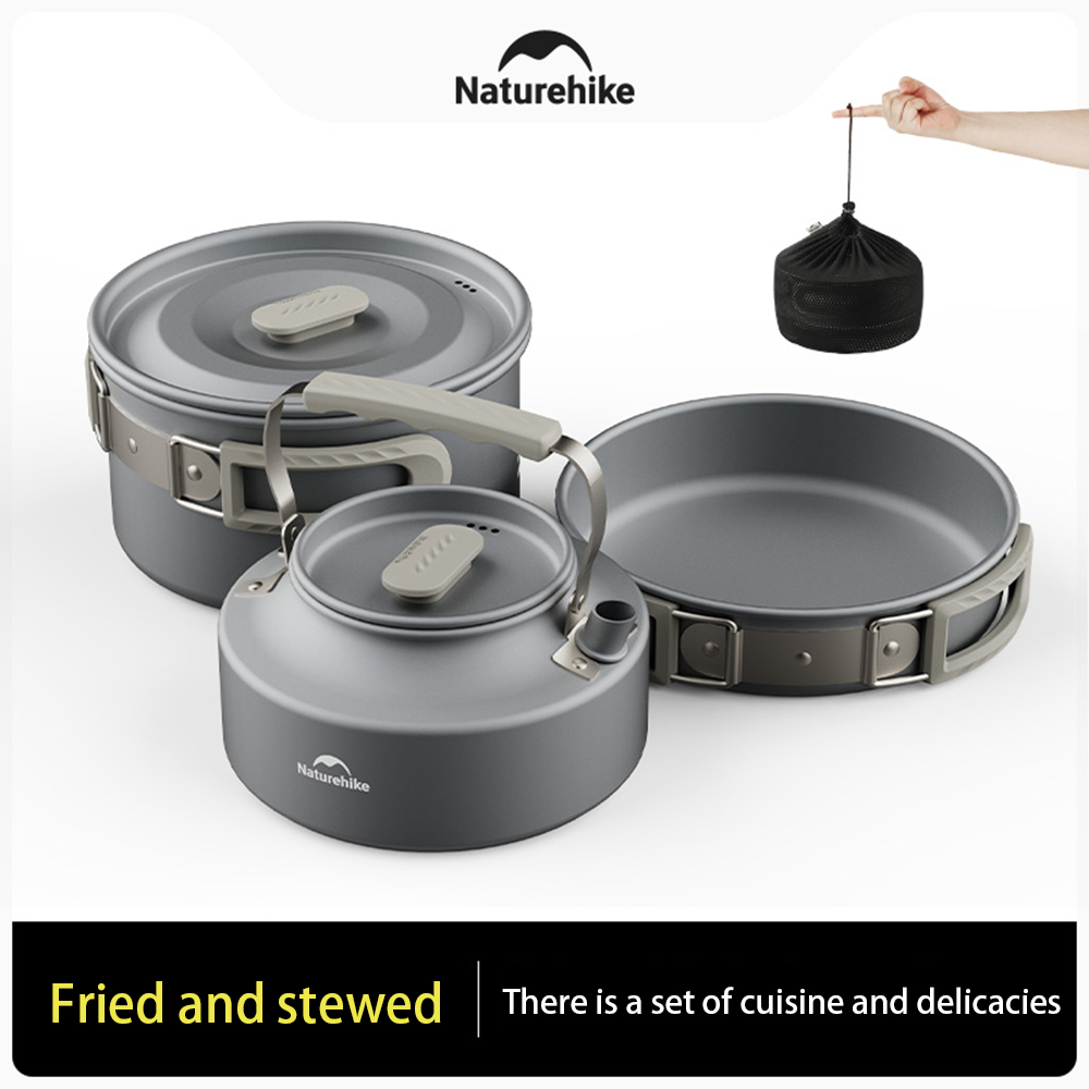 Naturehike Set di pentole da e - Camping Cooking Pot Set recensione e prezzo