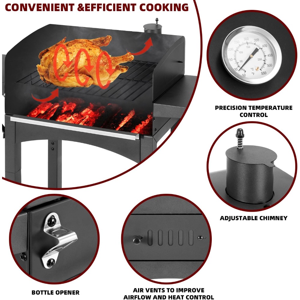 Griglia a Carbone con Tavolini - Camping Cooking Table recensione e prezzo